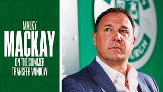 Malky Mackay On The Summer Transfer Window I Hibernian FC [upl. by Fitalludba]