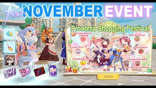 Ragnarok M Eternal Love  Upcoming November 2024 Event Prontera Shopping Festival [upl. by Stauffer]