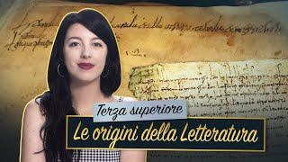 Le origini della Letteratura italiana 🧾 [upl. by Harwell839]