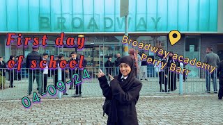 My first day in secondary school Broadway academy birmingham school viralvideo trending india [upl. by Yrogerg]