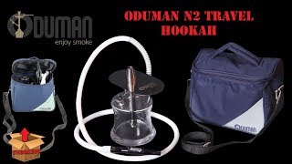 ODUMAN N2 TRAVEL HOOKAH UNBOXING GREEK [upl. by Tiersten953]