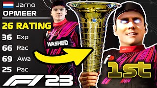 Making 26 OVR Jarno Opmeer an F1 WORLD CHAMPION on the F1 Game [upl. by Ytsur]