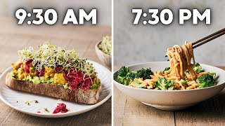 24 hours of healthy vegan meals easy amp high protein [upl. by Sugden]