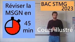 Révisions de MSGN pour le bac STMG 2023 management [upl. by Templa]