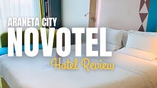 NOVOTEL MANILA ARANETA CITY  Hotel Room Tour amp Breakfast Review  Staycation  NABFAMVLOGS [upl. by Melloney]