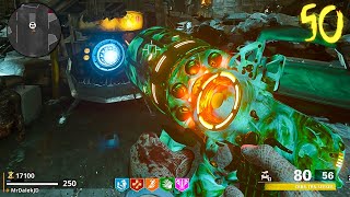 COLD WAR ZOMBIES MAUER DER TOTEN GAMEPLAY  ROUND 50 FULL MAP WALKTHROUGH [upl. by Aivatan]