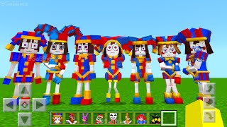 EVERY The Amazing Digital Circus ADDON in MINECRAFT PE [upl. by Adaha984]