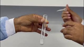 Formación de precipitados Coloidal de Plata Hierro y Cobre Ecuación y video [upl. by Garvin954]