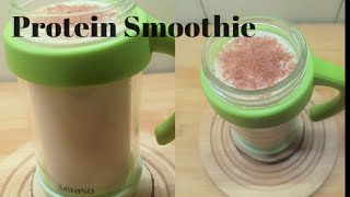 Protein Oats Smoothie For Breakfast Healthy Oats SmoothieHigh Protein ShakeFood Fusion [upl. by Storm]