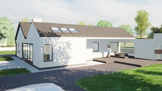 A Modern Extension for an Irish Bungalow by Futurebright Studio [upl. by Fillian]