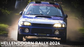 Eurol Hellendoorn Rally 2024  Ten Broeke Rallysport  Subaru Impreza GT Turbo [upl. by Vogele]