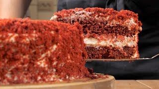 Red Velvet CAKE  SEHR leckerer hausgemachter Kuchen [upl. by Nesyt446]