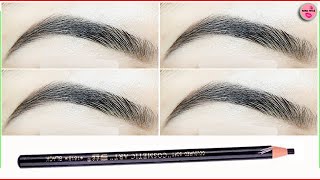 How do you make your eyebrows even with a pencil [upl. by Essilrahc]