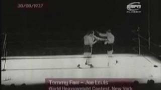 Joe Louis vs Tommy Farr  Part 3 of 3 Title fight [upl. by Ltihcox]