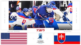 USA vs Slovakia FULL HIGHLIGHTS  2024 U18 World Championship [upl. by Longmire]