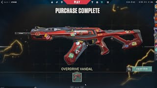 Buying the Overdrive Vandal in Valorant [upl. by Mannie807]