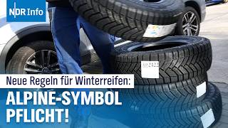 Neue Regeln Winterreifen mit AlpineSymbol ab 1 Oktober Pflicht  NDR Info [upl. by Purvis]