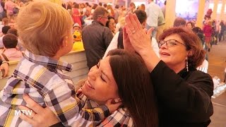 Nanny in a Beer Tent  April 17 2016  MeetTheWengers Daily Vlog [upl. by Anpas825]