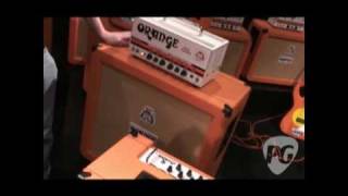 NAMM 10  Orange Amps Rockerverb 50 MKII amp Thunder 30 Demos 4x10 Cab amp More [upl. by Jarlath]