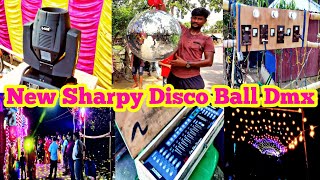 বউ ভাতের অনুষ্ঠানে নতুন Sharpy light disco ball dmx Reception party [upl. by Ahsina]