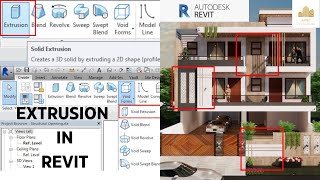 HOW TO USE EXTRUSION IN REVIT  REVIT TUTORIALS  AMEC CAD SOLUTIONS [upl. by Yaresed]