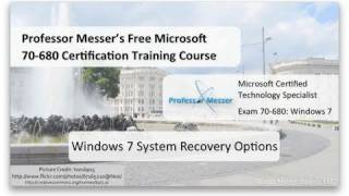 Windows 7 System Recovery Options  Microsoft 70680 82 [upl. by Ellen]