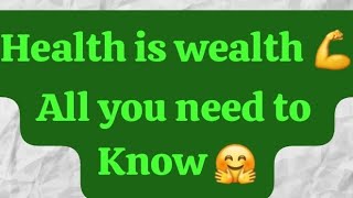 health is wealth 10 lines on health take care about health  all you need to know 🤗 📖 [upl. by Sorvats792]