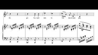 Voi che sapete Le Nozze di Figaro  WA Mozart Score Animation [upl. by Mackay]