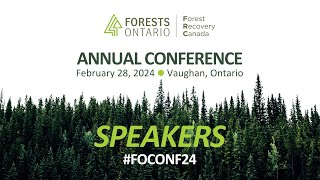 Thank You to Our Speakers – Forests Ontarios 2024 Annual Conference [upl. by Candace]