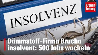 DämmstoffFirma Brucha insolvent 500 Jobs wackeln  kronetv NEWS [upl. by Daenis227]