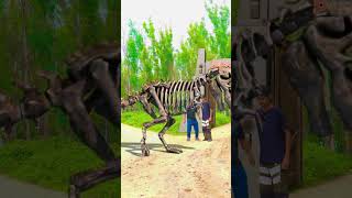 TRex Dinosaur Skeleton in Jurassic World dinosaur jurassicworld [upl. by Terzas]