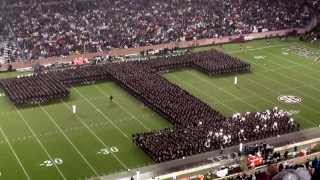 Fightin Texas Aggie Band Halftime Drill  Missouri Game at Kyle Field on November 15 2014 [upl. by Llebyram]