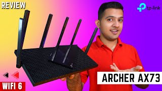 TPLink Archer AX73 AX5400  Review⚡Best WiFi 6 Max Range Router  🔥🔥 [upl. by Eugene]