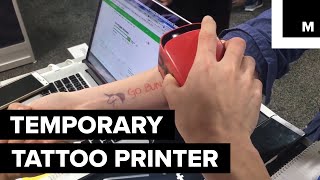 Temporary tattoo printer [upl. by Annerb]