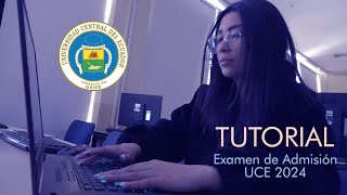 Tutorial Examen de Admisión UCE 2024 [upl. by Millard]