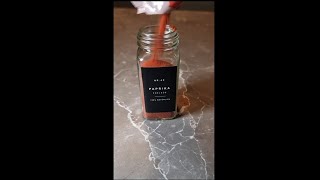 Filling spice jars  asmr [upl. by Dlopoel]