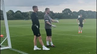 Romsey Town 2024 pre season goalkeeper session 6 [upl. by Jermyn504]