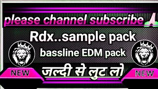 newrdx sample packbass loops EDM bassline pack 😱 download link👇👇👇 [upl. by Akinal]