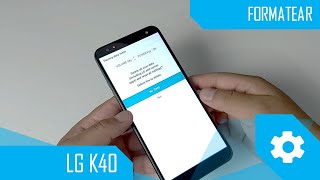 Formatear LG K40 [upl. by Hefter]