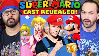 Reacting to SUPER MARIO MOVIE 2022 VOICE CAST [upl. by Yekcaj762]