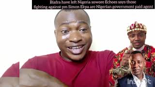 Lamentation 16 You are a paid Agents Omoyere Sowore tells DOS as he claims BRGIE has gotten Biafra [upl. by Arbas231]