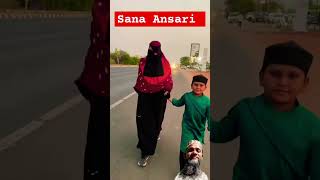 Sana Ansari paidal 2025 new video [upl. by Acherman489]