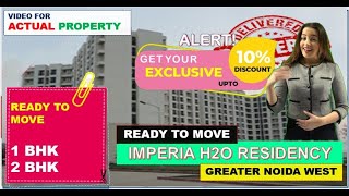 Imperia H2O Residency1 bhk flat in Noida Extension ☎️9560955050  Ready to move projects in Noida [upl. by Oiciruam89]