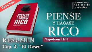 📚 quotPIENSE Y HÁGASE RICOquot  Cap 2 quotEl Deseoquot  Napoleon Hill [upl. by Arrak]