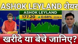 Ashok Leyland share latest news today⚫️  Ashok Leyland share target  Ashok Leyland analysis [upl. by Pitts]