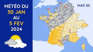 Météo du Mardi 30 Janvier au Lundi 5 Février 2024 [upl. by Meagan]