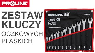 PROLINE Zestaw kluczy oczkowych płaskich HD 35664 [upl. by Dalury]