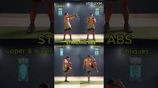 Those standing abdominal exercises with dumbbells gym shotrs video viralvideo [upl. by Anirbed389]