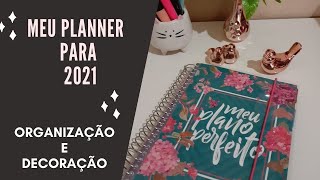 Meu Plano Perfeito  organização e colagem de adesivos [upl. by Teerpnam]