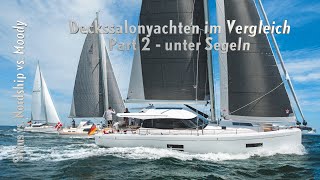 Deckssalonyachten im Vergleich – Part 2 unter Segeln [upl. by Aerdnas119]